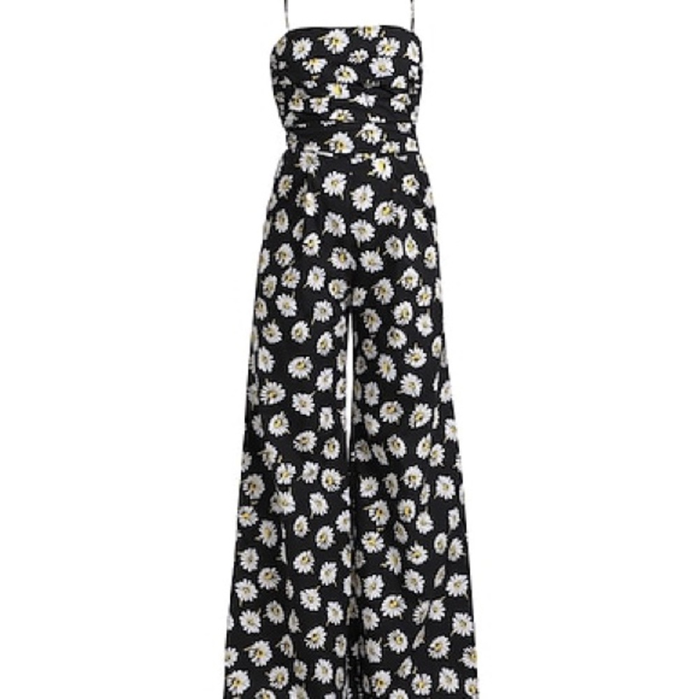 MSGM Daisy Black Jumpsuit